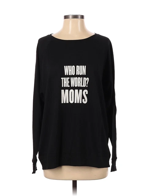 EMI JAY Women Black Long Sleeve T-Shirt S