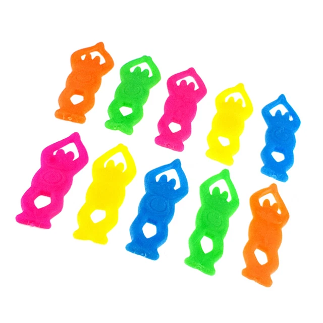 20pcs Rabbit Spoof Toys Catapult Plaything Funny TPR Toys for Halloween April 2