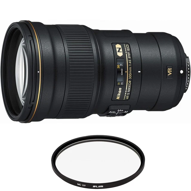 Nikon AF-S NIKKOR 300mm f/4E inchPF inch ED VR Lens +Pro Filter