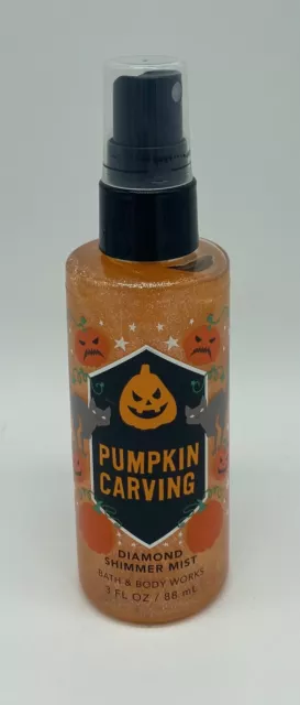 Bath and body works Citrouille Halloween Sculpture Diamant Shimmer Brume 3 Fl OZ