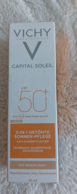Vichy 3 in 1 getönte Sonnenpflege Anti-Pigmentflecken 50 ml LSF 50