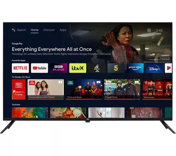 Jvc Lt-40Ca320 Android Tv 40" Smart Full Hd 1080P Led Wifi Tv Google Assistant