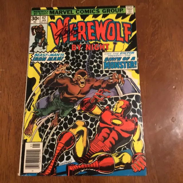 Werewolf By Night #42 Signed By Stan Lee! Marvel Comics (1976) Bronze Age Horror