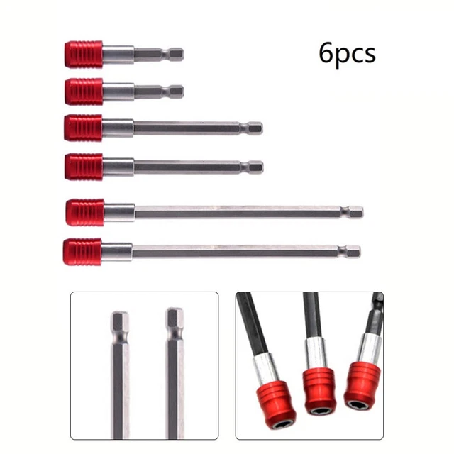 Supporto di prolunga acciaio al cromo-vanadio cacciavite Hex Shank permanente