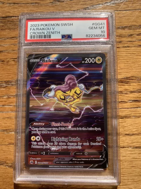 🔥Crown Zenith Deoxys VMAX🔥 GG45 Full Art Alt Art 💎PSA 9 Mint Condition💎