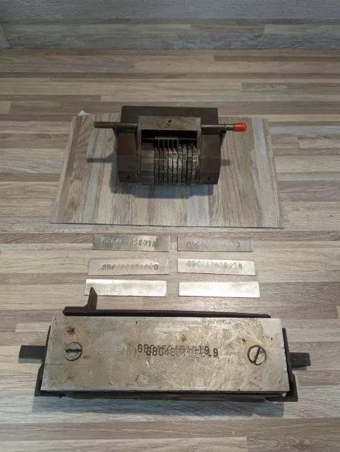 Numberall stamp????? WAS USED AT GREGOR BOATS TO STAMP THEIR SERIAL NUMBERS.