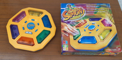 (7) Jeu De Societe Electronique " Super Simon "  Mb De 2003 Complet En Boite Tbe