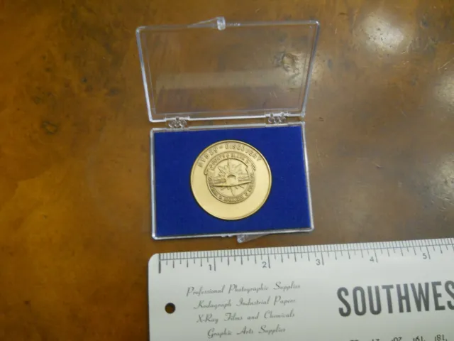 Nasa Shuttle Mission Sts29-Discovery Bronze Medallion (New In Display Box)