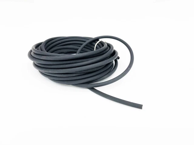 Kedergummi 4,2 Mm – Meterware Für Fliegengitter & Spannrahmen, Schwarz, Aus PVC, UV-beständig