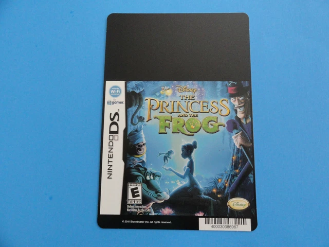 NINTENDO DS PRINCESS And The Frog Blockbuster Video Shelf Display ...