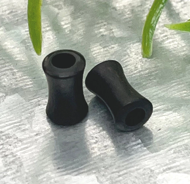 PAIR Areng Wood Tunnels Plugs Organic Earlets Gauges Body Jewelry