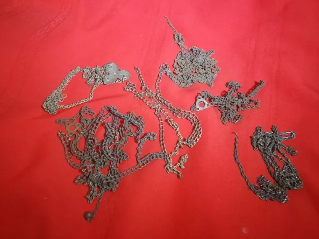 Assorted Sections of Hanging Lamp or Chandelier Chain