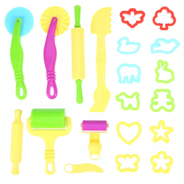 20 Pcs Child Portable Baby Wipes Dispenser Clay Mold Kids Stencils