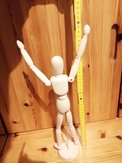 Schüttelndes Holzmännchen - Lustige Schreibtischdekoration