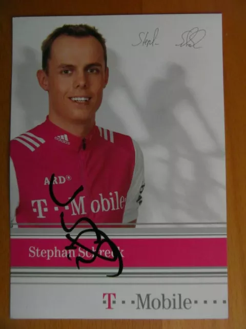 Autogrammkarte Stephan Schreck Autogramm Radsport