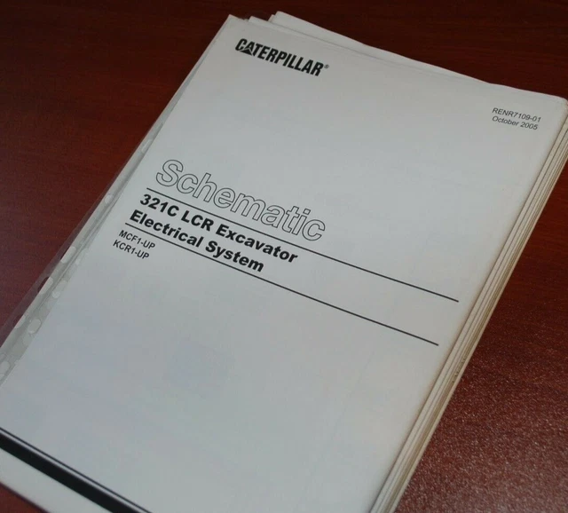 321c CATERPILLAR 321C EXCAVATOR Electrical Schematic Wiring Diagram Manual ...