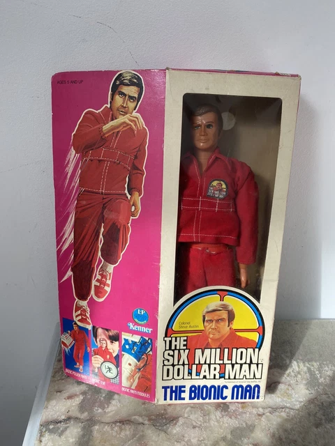 The Six Million Dollar Man - Zica - Set de 3 figurines : Steve Austin & Bionic B