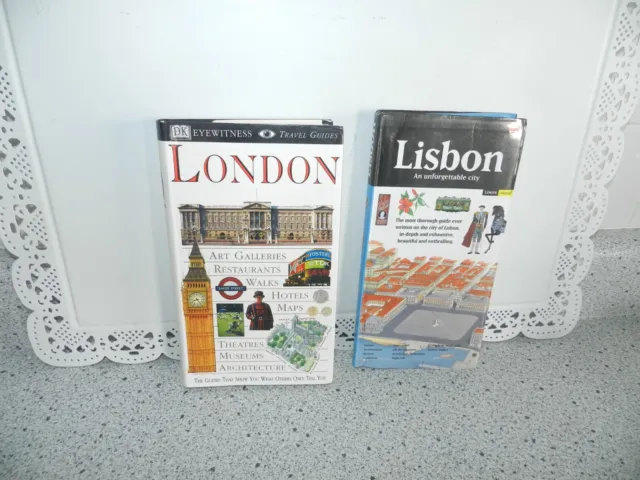 London Travel Guide Eyewitness Book Lisbon City Map Street Index