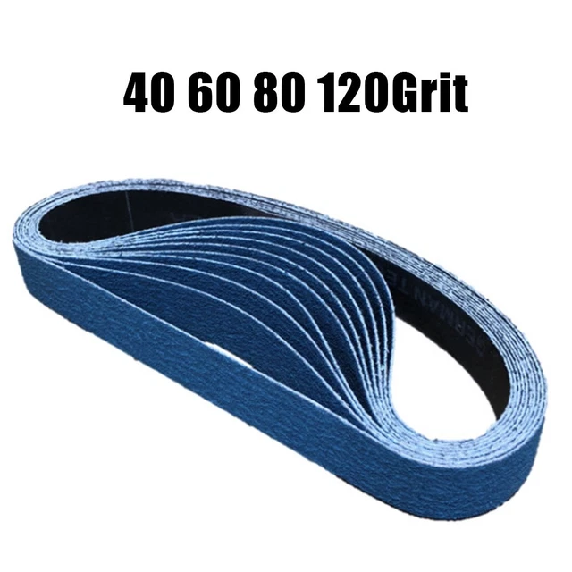 Zirconium Corindone Nastri Abrasivi Officina Zirconia 10PCS 40/60/80/120 Grana