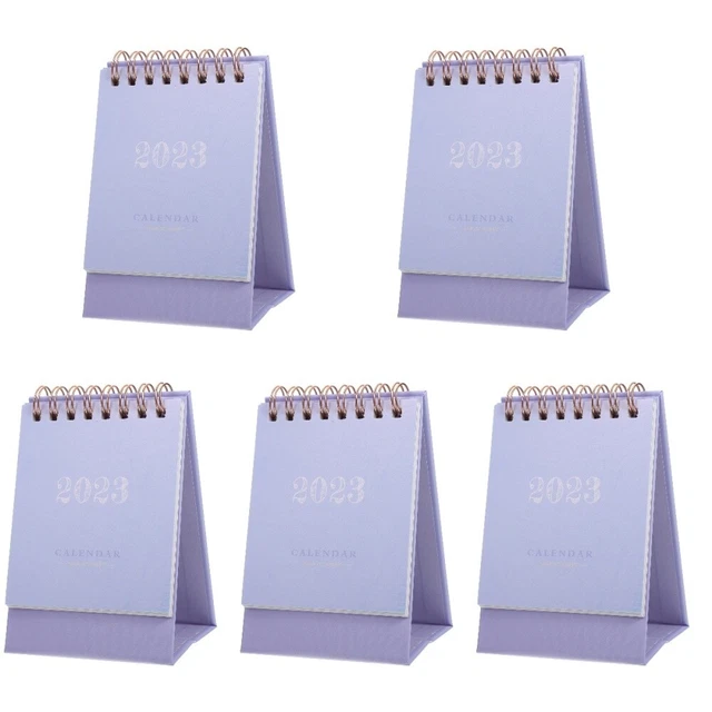 5 Pieces Tageskalender Tischkalender Mini Büro Zubehör Schreibtisch Kleiner