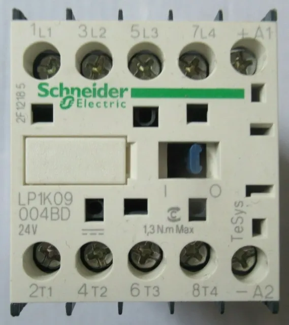 SCHNEIDER CONTACTEUR LP 1K09004BD 4POLES NO x4 24VDC