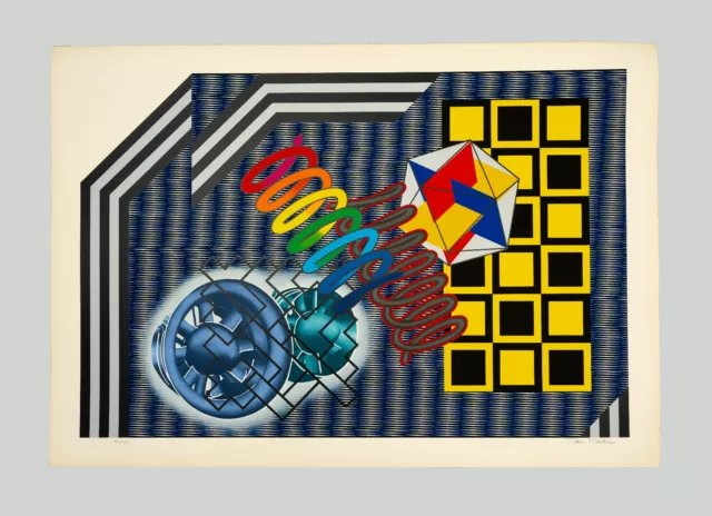 Peter PHILLIPS - "Untitled", 1970 - Serigrafia, 70 x 100 cm