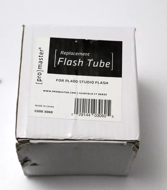 Tubo flash Pro Master PL400 nuevo en caja para usar con el flash Pro Master PL400