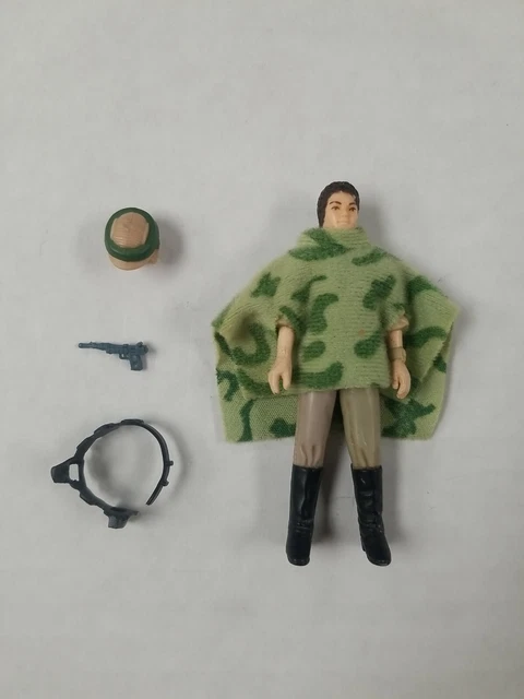 Vintage Star Wars PRINCESS LEIA COMBAT PONCHO Action Figure 1984 No COO COMPLETE