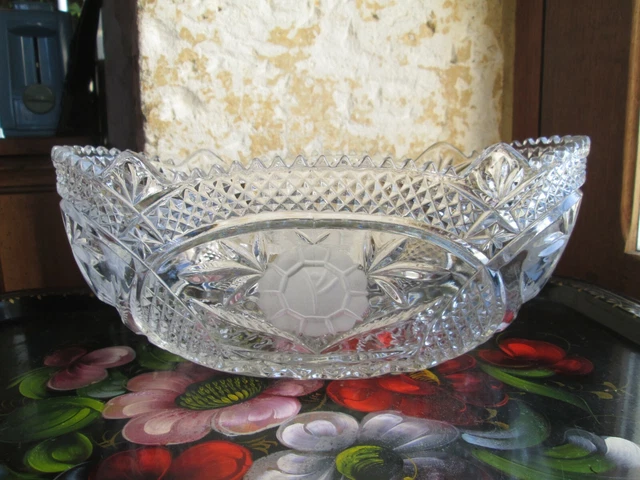 Coupe Centre De Table Vintage En Verre - Style Années 60/70, Cristalerie Italy, Très Bon état