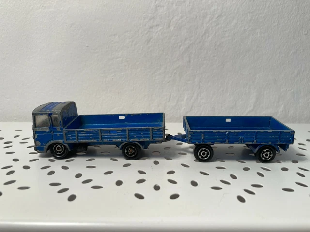 Semi-remorque Porte-container Saviem Majorette 1/50 N°1 – Années 70/80 (état De Jeu)