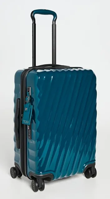 NWT TUMI International Expandable 4 Wheel Carry On 21.75" in Dark Turquoise $750