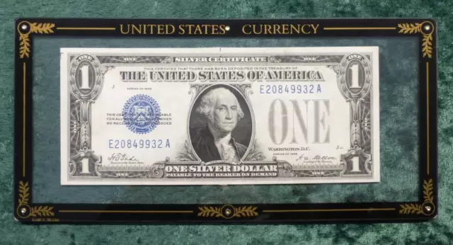 1928 $1 Silver Certificate Funny Back Dollar Note CRISP United States of America