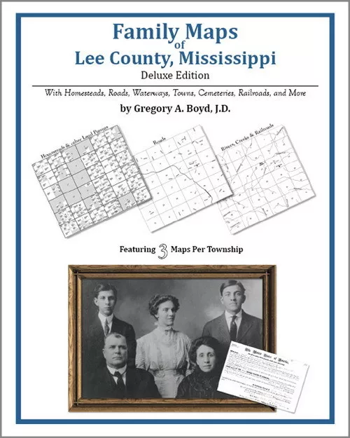 Family Maps Lee County Mississippi Genealogy MS Plat