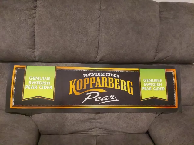 Kopparberg Swedish Pear Cider Rubber Backed Bar Mat Runner 89cm x 25cm