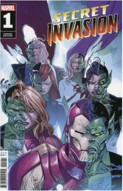 🔥Secret Invasion #1 1:25 Camuncoli Variant Skrulls Marvel Comic 1st Print 2022