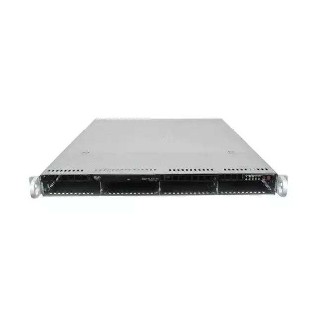 Supermicro CSE-815 1U Server 4*LFF, 1*Heatsink, 1*PSU - CSE-815 X9DRI-LN4F