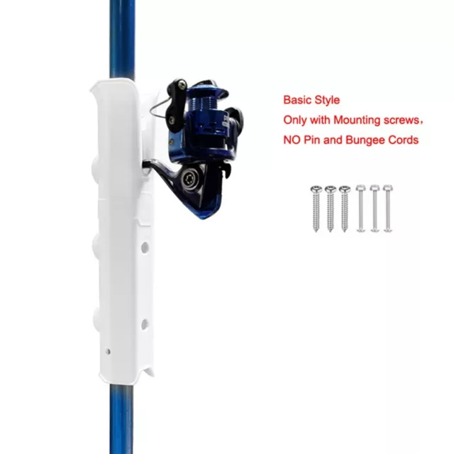 Reliable Fishing Rod Holder with Three Screw Holes for Added Stability