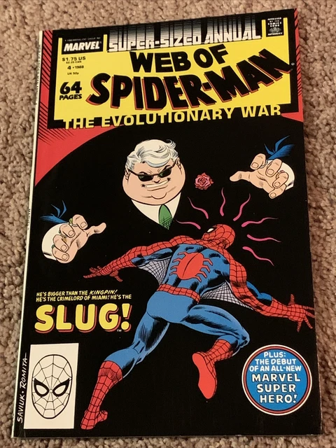 Web of Spider-Man Annual #4 64 pages  vs the Slug High Grade - COMBINED SHIPPING