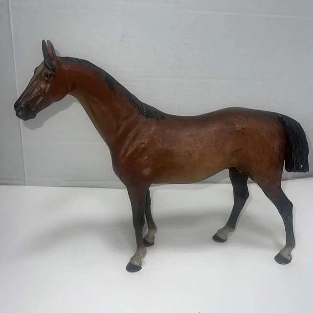 Vintage Cast Iron Metal Farm Horse Old Western 12+ Heavy Solid Doorstop Stamped Vintage Cast Iron Metal Farm Horse Old Western 12+ Heavy Solid Doorstop Stamped