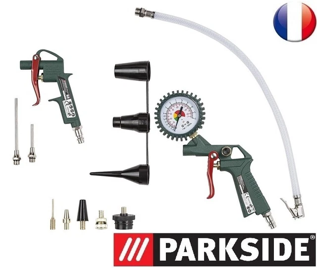 Set à Air Comprimé Parkside - Kit Complet Pour Pneus Et Gonflage - Neuf Sous Emballage