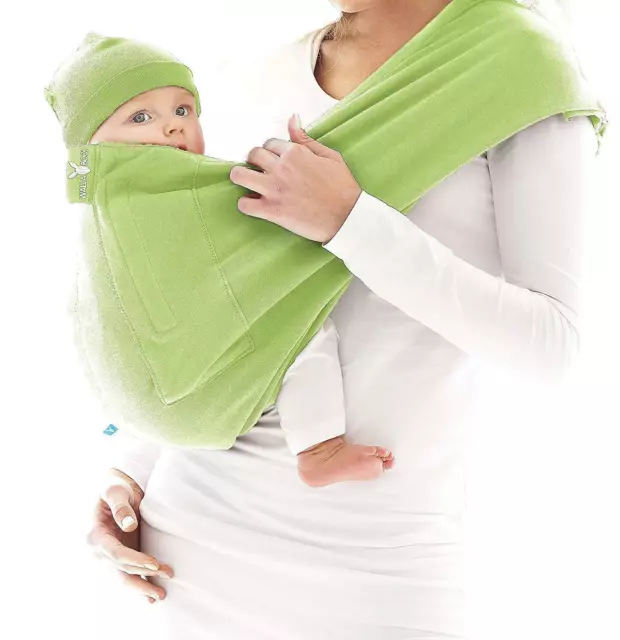 Rubriek Somatische cel andere WALLABOO BABY SLING Connection 3in1 Adjustable Newborn baby carrier cotton  Green EUR 6,76 - PicClick FR