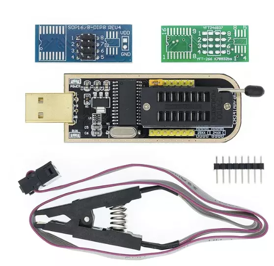 ⭐⭐⭐CH341A/CH341B 24 25 Series EEPROM Flash BIOS USB Programmer Module DIY KIT⭐⭐⭐