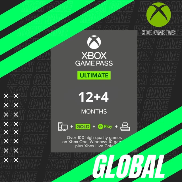 Xbox Game Pass Ultimate Gold 12+4 Mesi Global [Invio Immediato]