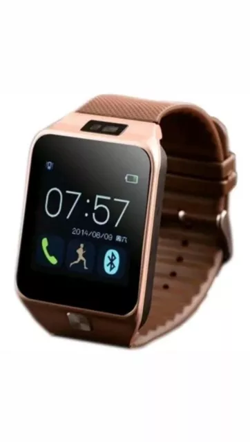 DZ09 Smart Watch Sim Phone Bluetooth Camera Apple & Android Compatible UK Stock