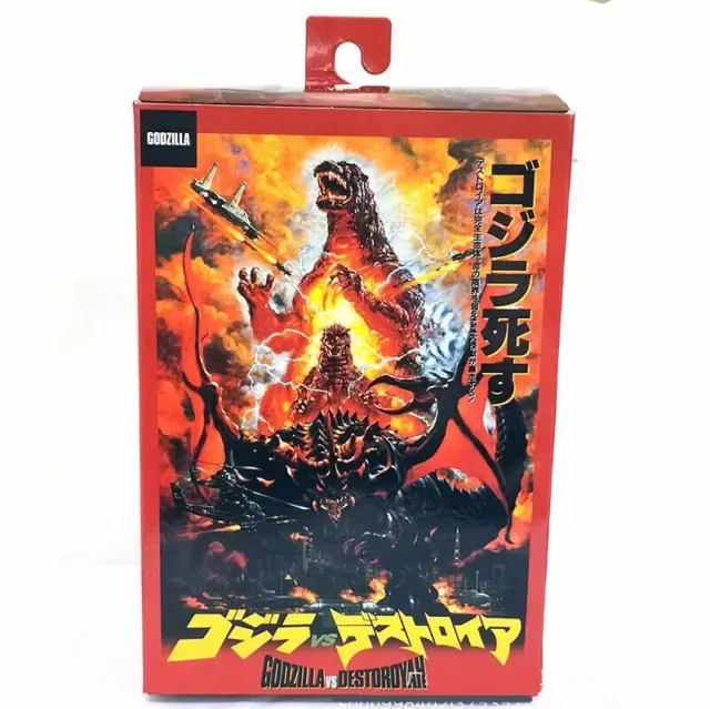 NECA Burning Godzilla 1995 vs Destoroyah 6" Action Figure 12" Long Exclusive New 2