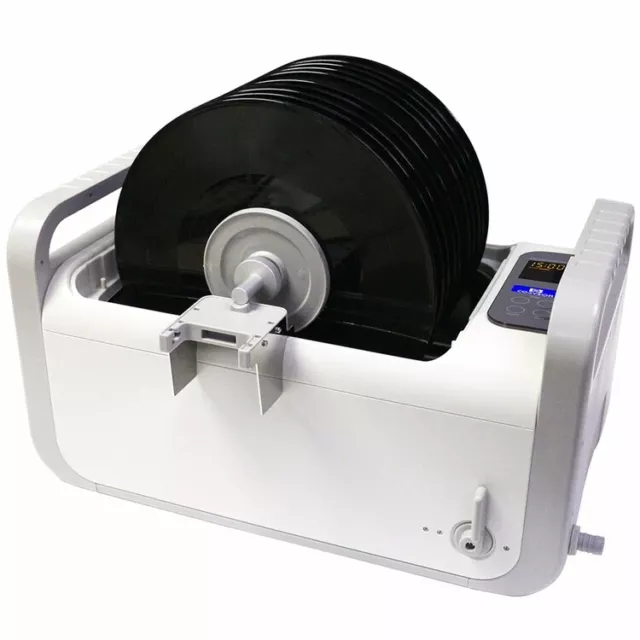 Motorized Ultrasonic Vinyl Record Cleaner A/V Cleaning Kits for Disc Albums Wash