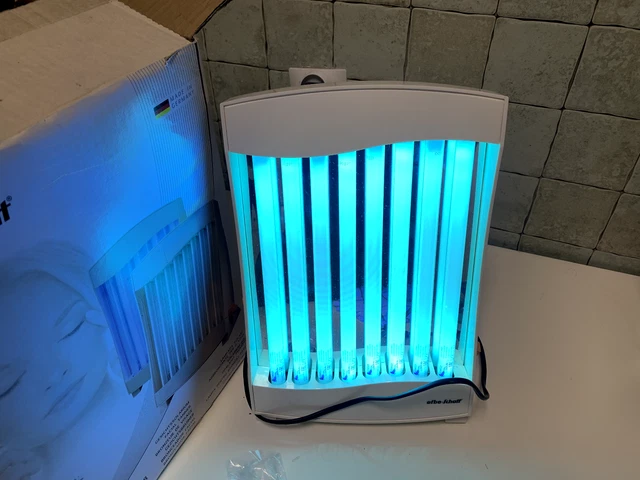 Efbe-Schott Gesichtssolarium mit 8 Röhren, 150 W, Inklusive 1 Schutzbrillen