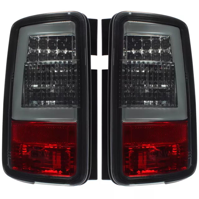 LED Lightbar Rückleuchten Set Satz für VW Caddy 3 III Bj. 04-15 smoke rauch
