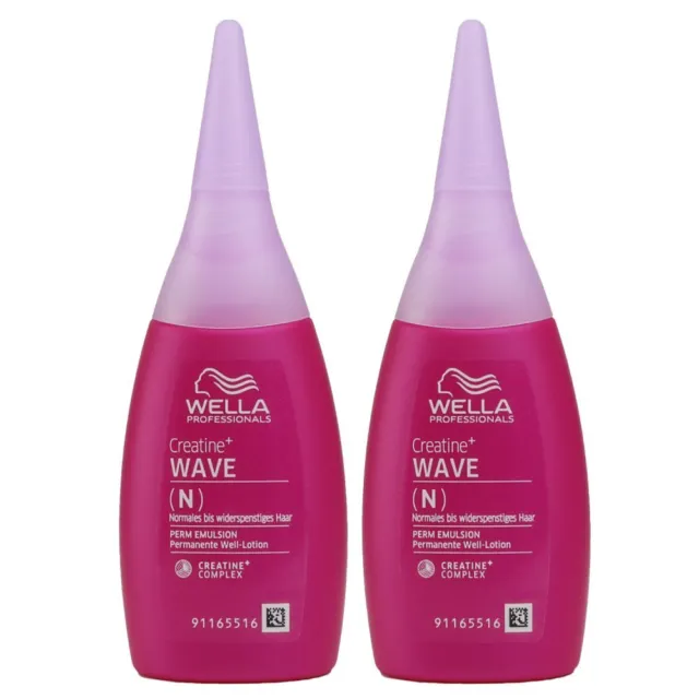 Wella Creatine+ Wave N 2 x 75 ml Emulsion für normales Haar Set