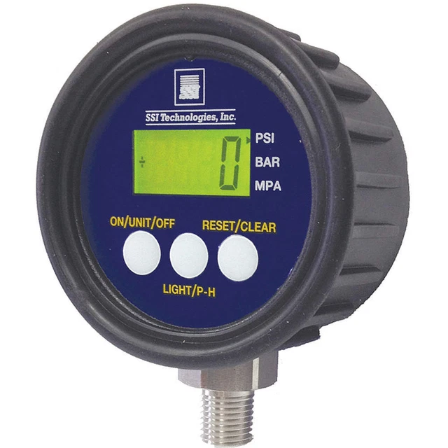 SSI MGA-30-A-9V-R Digital Pressure Gauge,30 PSI MGA-9V